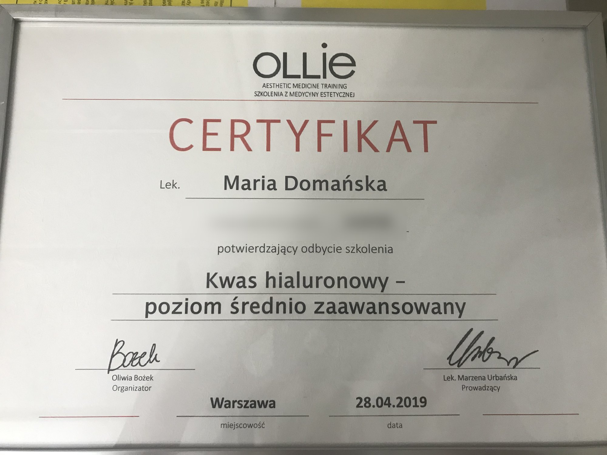 Kwas hialuronowy — średnio zaawansowany