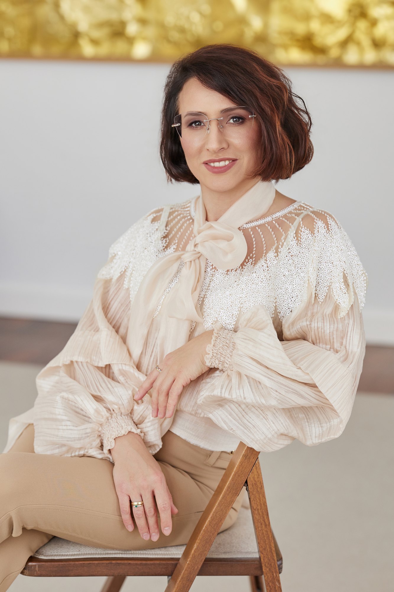 dr Maria — portret na złotym tle, sesja 28.09